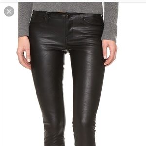 BLANK NYC leather jeans